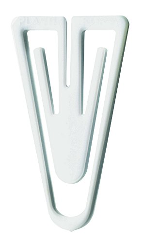 Laurel Plastiklips aus Polystyrol, 25 mm, weiß von Laurel