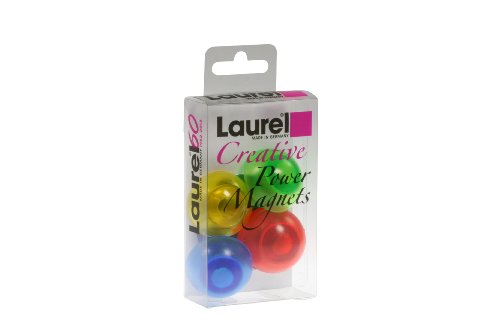 Laurel Power Maxi Magnet, 30 mm, kristallfarben sortiert von Laurel