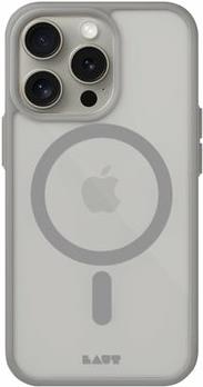 LAUT Huex Protect Hülle kompatibel mit der iPhone 15 Serie - Cover - Apple - iPhone 15 Pro - 15,5 cm (6.1) - Grau - Durchscheinend (L_IP23B_HPT_GY) von Laut