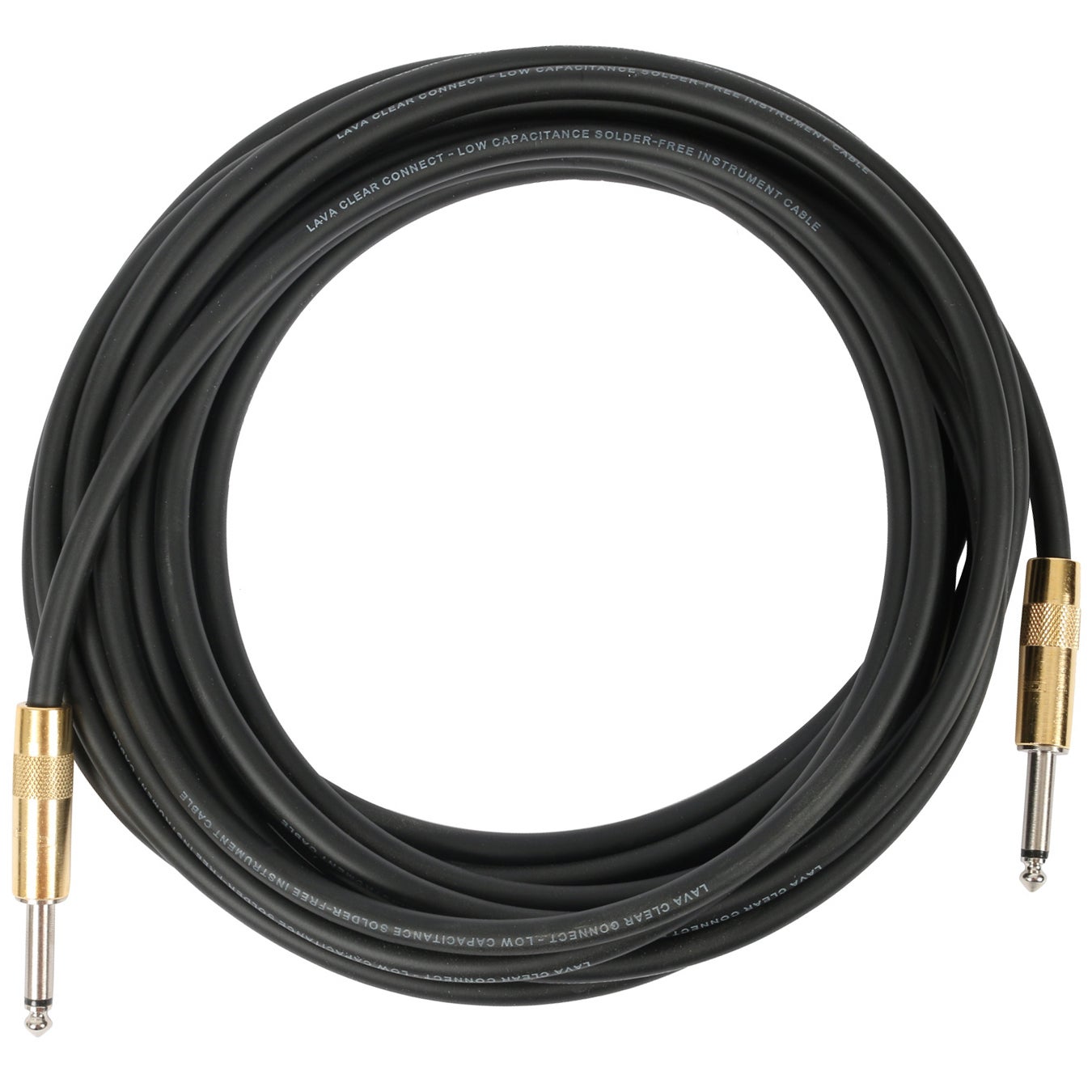 Lava Cable Clear Connect II 6,3 mm - 6,3 mm Instrumentenkabel, 6 m Lava Cable Clear Connect II 6,3 mm - 6,3 mm Instrumentenkabel, 6 m von Lava Cable