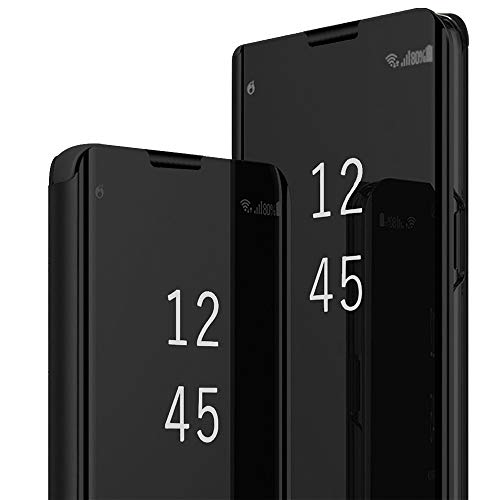 Handyhülle für Samsung Galaxy A52 A52s Hülle Leder Flip Original Case Cover Spiegel Galaxy A52 Schutzhülle Clear View Klapphülle Standfunktion 360 Grad Bumper Stoßfest Cover für Samsung A52s Tasche von Layeri