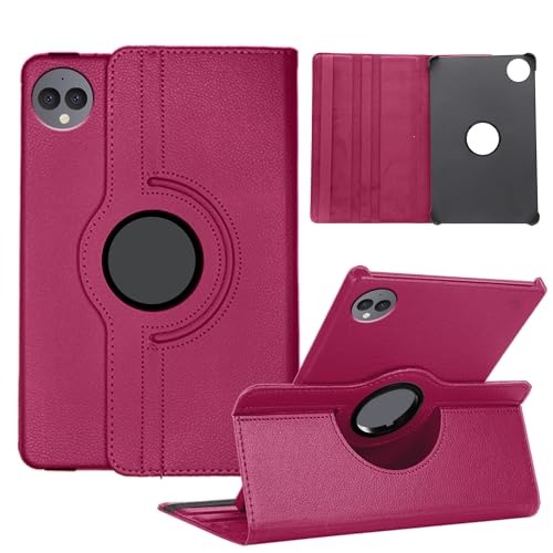 Laywaam Hülle Kompatibel mit Huawei MatePad Pro 12.2 Zoll 2024, 360° Drehbar Multi-Winkel PU Leder Schutzhülle Tasche von Laywaam