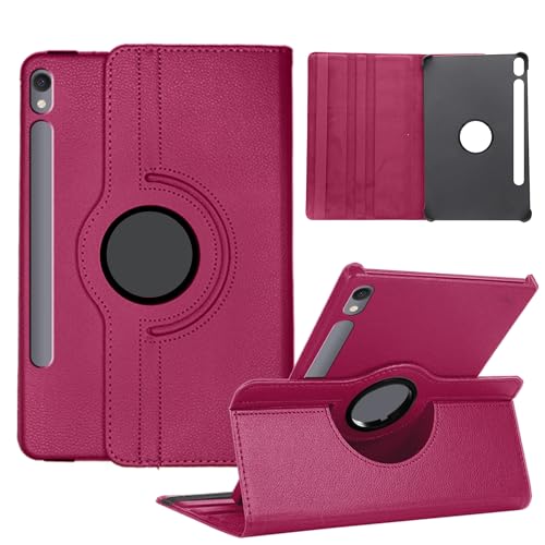 Laywaam Hülle Kompatibel mit Samsung Galaxy Tab S9 FE 10.9 Zoll 2023, 360° Drehbar Multi-Winkel PU Leder Schutzhülle Tasche Laywaam Hülle Kompatibel mit Samsung Galaxy Tab S9 FE 10.9 Zoll 2023, 360° Drehbar Multi-Winkel PU Leder Schutzhülle Tasche von Laywaam