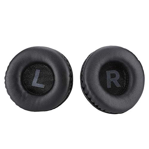 Lazmin 2pcs / Pair 75mm Universalohrauflagen, lederner Kopfhörer-Schaum-Ohrhörer-große Ohr-Knospe-Kopfhörer 7.5cm Ohrauflagen Baumwollkissen-Abdeckungen von Lazmin