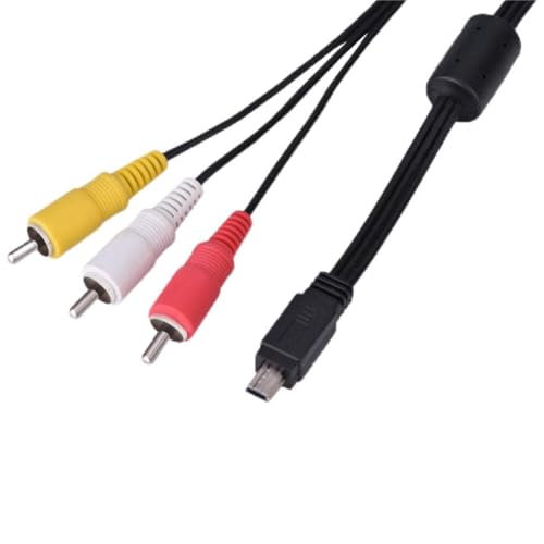 Lazmin -USB-zu-3RCA-Kabel, Video-Audio-AV-Kabel -USB-zu-3-Cinch für Canon-Kamera IXUS 990 IS 980 IS 970 IS 870 IS 200 von Lazmin