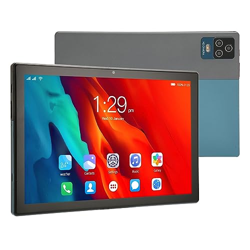 10,1-Zoll-Tablet-PC, 8-Kern-CPU, 8 GB RAM, 256 GB ROM, 4G-Netzwerk, für12, 5G-WLAN, Nachtlesemodus, Ladeanschluss, 7000-mAh-Akku (EU-Stecker) von Lazmin112