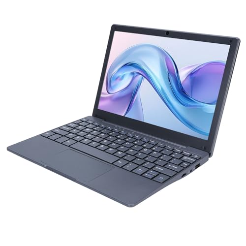 10.1 Zoll Laptop, Tragbarer Laptop mit 8 GB RAM, Quad Core, Integrierte Kamera, USB -Schnittstelle, Herkömmlicher Laptop für 11 Pro (EU -Stecker 128 GB) von Lazmin112