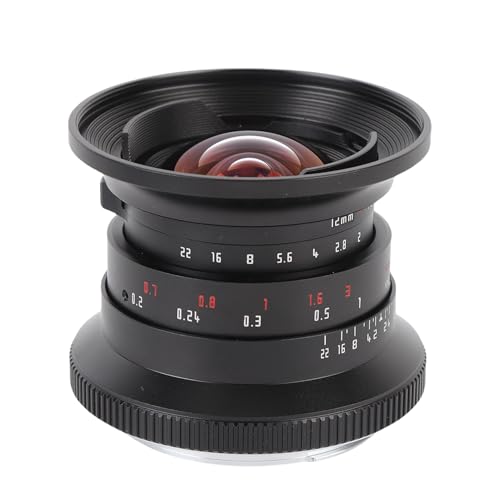 12 Mm F/2.0 Portrait-Objektiv, Große Öffnung, Manuelle Aktualisierung, APS-C, für RF-Montage, R7, R10, R50, R100, RP, R5, R6 Hybrid-Geräte (Schwarz) von Lazmin112