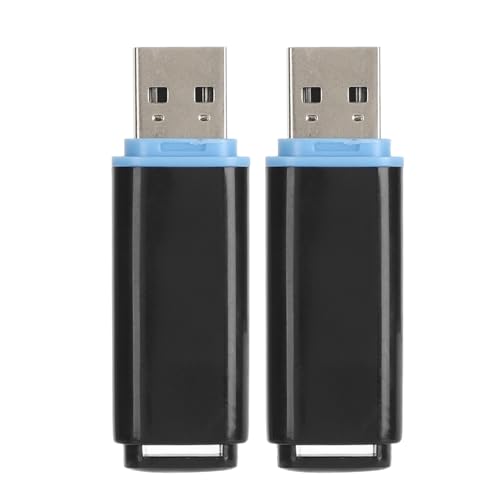 2 Stück USB-VR-Dongle-Empfänger, Kabelloser Plug-and-Play-Empfänger mit USB-Verlängerungskabel, Tragbarer Dongle-Empfänger-Adapter für HTC Vive Tracker (Black) von Lazmin112