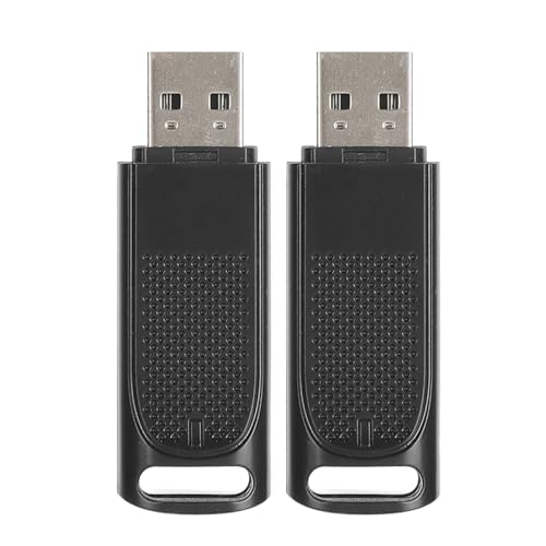 2 Stück USB-VR-Dongle-Empfänger, Kabelloser Plug-and-Play-Empfänger mit USB-Verlängerungskabel, Tragbarer Dongle-Empfänger-Adapter für HTC Vive Tracker (Schwarz Transparent) von Lazmin112