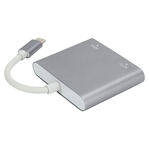2 in 1 USB C Hub, Typ C auf Adapter Videokonverter Dockingstationen für Laptop Plug and Play 2 in 1 USB C Hub, Typ C auf Adapter Videokonverter Dockingstationen für Laptop Plug and Play von Lazmin112