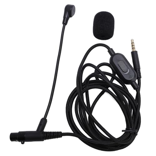 3,5 Mm Boom -Gaming -Mikrofonkabel, 3 Pin XLR Frauen Bis 3,5 Mm Kopfhörerkabel mit Mikrofon- und Schwammabdeckung für Q701 K712 K702 K240 K240 Mk II K141 K171 Headset 3,5 Mm Boom -Gaming -Mikrofonkabel, 3 Pin XLR Frauen Bis 3,5 Mm Kopfhörerkabel mit Mikrofon- und Schwammabdeckung für Q701 K712 K702 K240 K240 Mk II K141 K171 Headset von Lazmin112