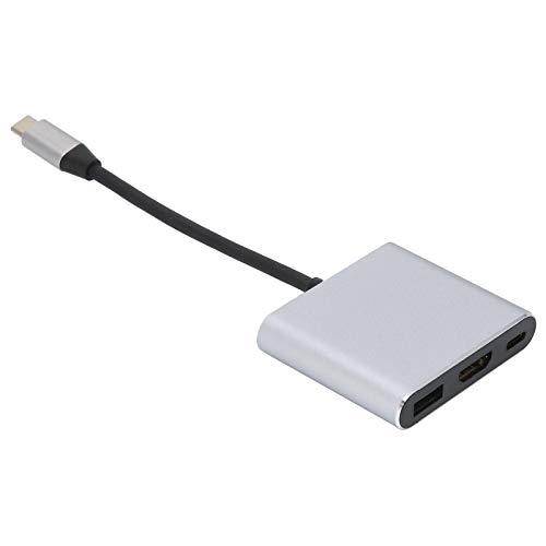 3-in-1-Hub, Typ-C-auf-Adapter, HD-Multimedia-Schnittstelle/USB 3.0/Typ-C-Adapter Dockingstationen für Videokonverter von Lazmin112
