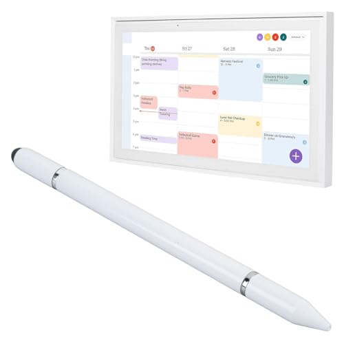 3 in 1 Stiftstift, Hochempfindlicher Touchscreen -Stift für Skylight -Kalender, Tragbarer Ersatzschreibstift mit Professioneller Stabilität (White) von Lazmin112