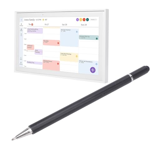 3 in 1 Stiftstift, Hochempfindlichkeits -Touchscreen -Stift für Skylight -Kalender, Intelligenter Display -Bildschirm, Kapazitiver Stift mit 3 Verschiedenen Tipps (Black) von Lazmin112