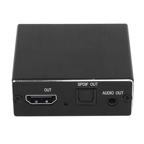 4K HDMI -Audio -Extraktor -Splitter, HDMI Zum Optischen S/PDIF und 3,5 Mm Aux, Kompatibel mit TV -Feuerstock, Lautsprechern, Blu -Ray -Player, Verstärker, Kopfhörer von Lazmin112