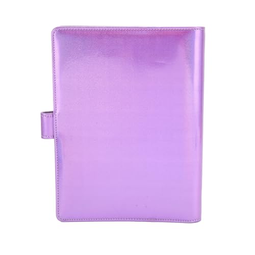 -Binder -Abdeckung, A5 Bindemittel Abdeckung PU Leder Wasserdicht für Zuhause (violett) von Lazmin112