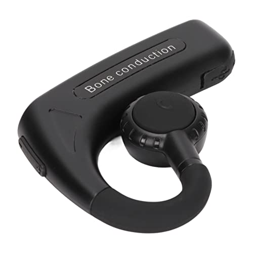 Bone Conduction Single Earbuds, Stereo 5.0 Kopfhörer, Multifunktionaler Freisprech-Ohrhörer für Gehörlose, Universal für Beide Ohren von Lazmin112