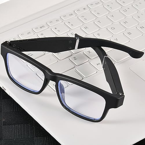 Brille, Kabellose V5.0-Smart-Brille mit Integriertem Mikrofon Zum Sprechen, Fernsehen, Musikhören, Stereo-Sound, Musikbrille mit Offenem Sound und Augenschutz von Lazmin112