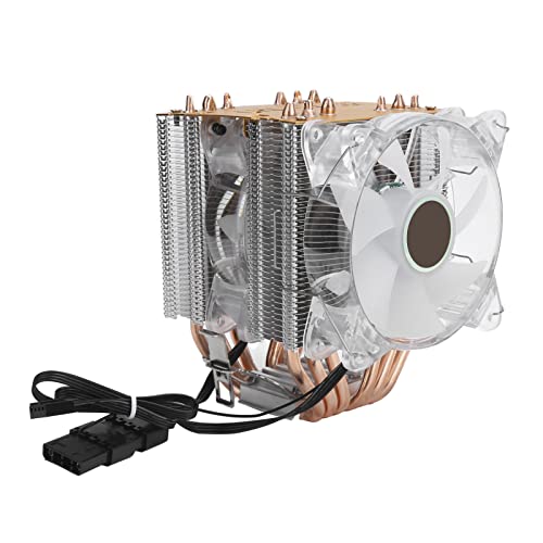 CPU-Kühler, DC12V 4Pin-CPU-Lüfterkühlkörper, schnelle Wärmeableitung, geeignet für Intel LGA / 775/1155/1156/1366 / AMD / AM2 / AM2 + / AM3 von Lazmin112