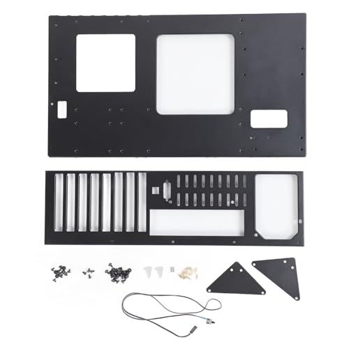 DIY-Computer-Motherboard-Gehäuse-Rack, Open-Air-Aluminiumrahmen-Chassis-Halterung, Unterstützt X79 X99 Dual-Server-Mainboard, Kompatibel mit ATX M ATX ITX-Motherboards DIY-Computer-Motherboard-Gehäuse-Rack, Open-Air-Aluminiumrahmen-Chassis-Halterung, Unterstützt X79 X99 Dual-Server-Mainboard, Kompatibel mit ATX M ATX ITX-Motherboards von Lazmin112