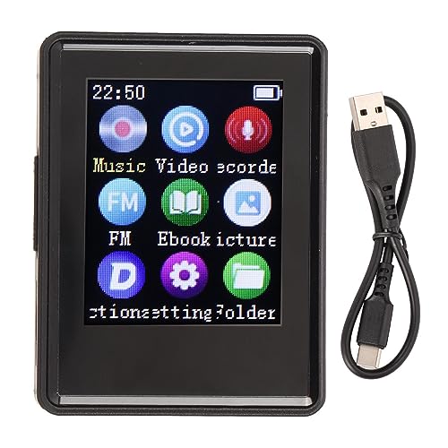 Digitaler MP3-Player mit 16 GB Speicherkarte, V5.0 FM-Radio & & E-Book, 1,77-Zoll-Bildschirm, Tragbarer MP3-Musikplayer mit Integriertem 200-mAh-Akku, MP3-Player von Lazmin112