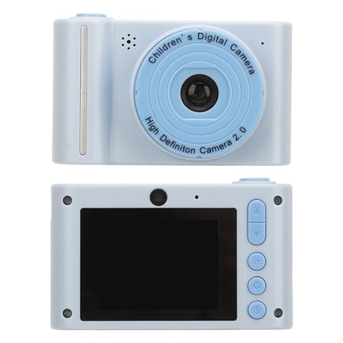 Digitalkamera, 1080P 40 MP Dual-Objektiv-Videokamera mit 8-fachem Zoom, Kompakte Tragbare Kleine Digitale Point-Shoot-Kamera, One-Click-, für Jungen, Mädchen, Teenager (Blue) von Lazmin112