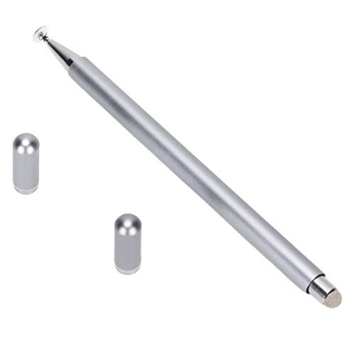 Eingabestifte, 2 in 1 Präzise Steuerung Aluminiumlegierung Hohe Haltbarkeit Smart Touch Pen für Tablet-Telefon-Notebooks Touchscreen-Computer (Gray) von Lazmin112