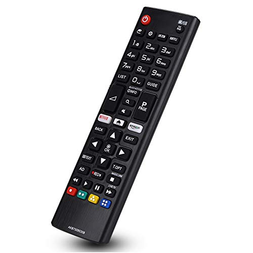 Fernbedienung, ABS 3D Remote Controller Ersatz für LG AKB75095308-es deckt alle Funktionen der Originalfernbedienung ab von Lazmin112