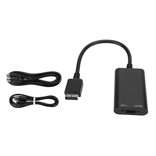 HDMI-Konverter, PS1 zu RGBS, 2 zu RGBS oder YPbPr, 1080P HD Video 16:9 4:3 Konvertierung, für PS1, für PS One, für 2 Fat und Slim, für TV-Projektor von Lazmin112