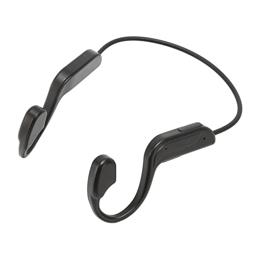 Headset, Knochenleitungs- 5.3-Headset, Speicher, Titanlegierung, Niedrige Latenz, Einstellbarer Drahtloser Kopfhörer für Sportspiele von Lazmin112