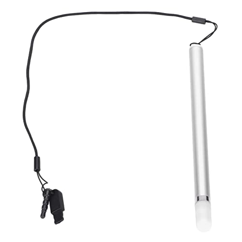Kapazitiver Stylus,Hochempfindliches Tragbares Universal-Digital-Handy-Tablet-Touch-Stift,Weiche Stiftspitze,Verwendet für Tablets Smartphones Notebooks(Silber) von Lazmin112