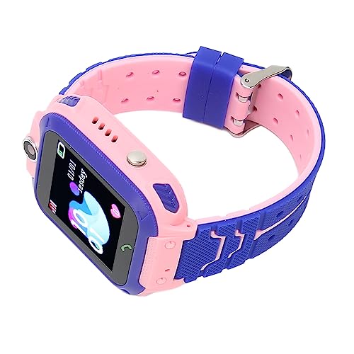 Lazmin112 Kinder-Smartwatch für Jungen und Mädchen, 1,44 Zoll HD-Farb-Touchscreen-Kinderuhr, IP67 Wasserdicht, 2G GSM, 80000P-Kamera, SOS-Alarm, Smartwatch mit Zwei-Wege-Sprachanruf von Lazmin112