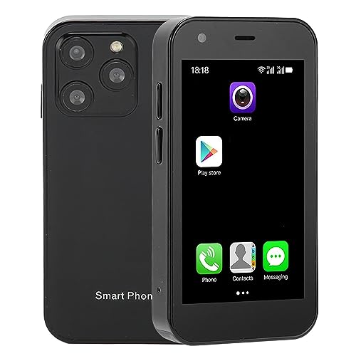 Kleines -Smartphone, für SOYES XS15 3G-Mobiltelefon, 3-Zoll-Display, 2 GB RAM, 16 GB ROM, 0,3 MP 2 MP Dual-Kamera, WCDMA B1 B5 B8 3G, GSM850 900 1900 2100 2G, für Android von Lazmin112