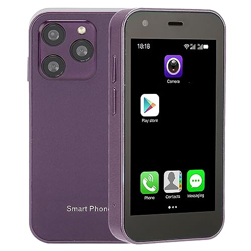 Kleines -Smartphone, für SOYES XS15 3G-Mobiltelefon, 3-Zoll-Display, 2 GB RAM, 16 GB ROM, 0,3 MP 2 MP Dual-Kamera, WCDMA B1 B5 B8 3G, GSM850 900 1900 2100 2G, für Android von Lazmin112