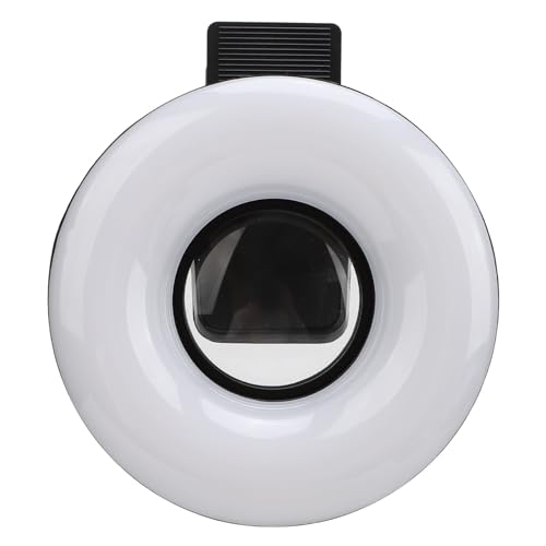 LED -Makroobjektiv, Füllung von 200 -mAh USB Lade Makroobjektiv für Wimpernfotografie (Black) von Lazmin112