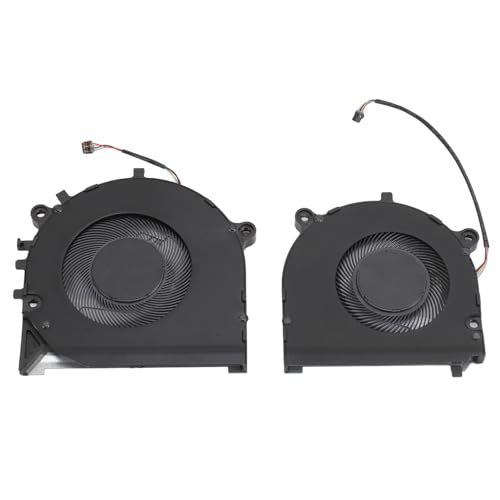 Laptop-CPU-GPU-Lüfter, 4-poliger Power-Notebook-interner Lüfter, Hocheffizienter Kühler, Lüftungsventilator, Ersatz für ThinkBook 14s-IML 14s-IWL (CPU+GPU) von Lazmin112