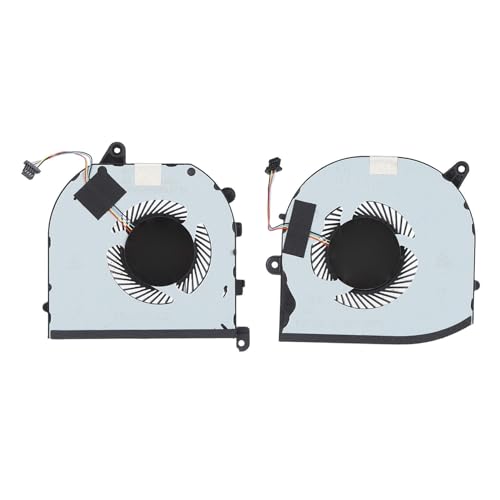 Laptop-CPU-GPU-Lüfter, Interner Aluminium-Notebook-Lüfter, 4-poliger Lüfter, Ersatz für XPS 15 9570 XPS 15 7590 XPS 15-9570 Precision 5530 5540 (CPU+GPU) von Lazmin112
