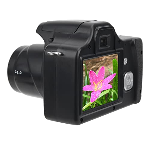 Lazimin 18-Fach Zoom-Digitalkamera, 3,0-Zoll-HD-Spiegelreflexkamera mit LCD-Bildschirm, tragbarer Videokamera-Camcorder mit Langer Brennweite, eingebautes Mikrofon für Reisen im Freien(Standard) von Lazmin112