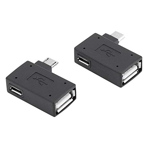 Lazmin 2er Pack USB 2.0 Adapter, USB 2.0 Buchse auf Stecker Micro OTG Konverter 90 Grad Wechsler Adapter Konverter USB Buchse auf Stecker Micro OTG Lazmin 2er Pack USB 2.0 Adapter, USB 2.0 Buchse auf Stecker Micro OTG Konverter 90 Grad Wechsler Adapter Konverter USB Buchse auf Stecker Micro OTG von Lazmin112