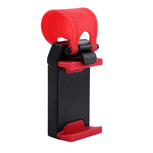 Lazmin Lenkradhalter für Telefon, Universal-Telefonhalter für Autolenkräder, verstellbare Clips, elastisches Befestigungsdesign und einfache Installation von Lazmin112