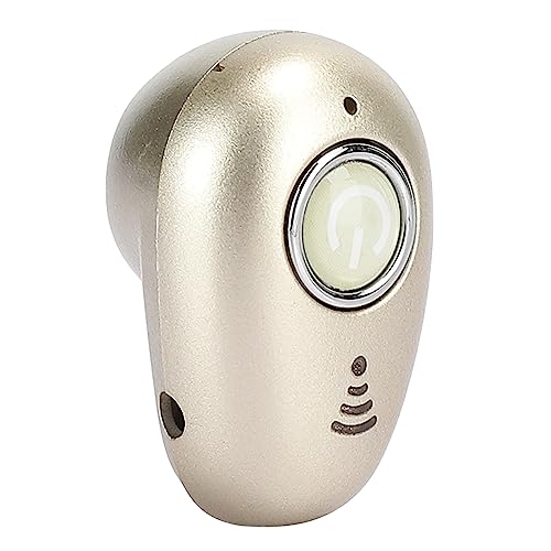Lazmin kabelloser Bluetooth-Kopfhörer, ergonomische In-Ear-Ohrhörer Freisprech-Headset Monauraler -Sportkopfhörer Gut zum Fahren/Sport/Business usw.(Gold) von Lazmin