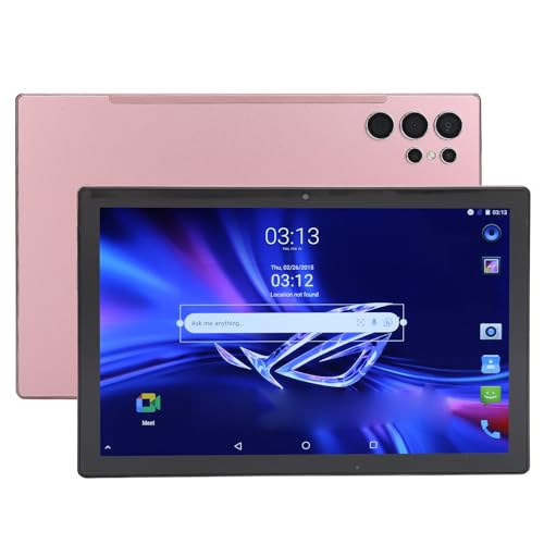 Lazmin112 10,1-Zoll-Android 10-Tablet, 6 GB RAM, 64 GB ROM, 256 GB SD-Karte Erweitert, MTK6735 4-Kern-Prozessor, 6800 MAh Langer Akku, Dual-Kamera, WLAN-Bluetooth, 2560 X 1600 Touchscreen von Lazmin112