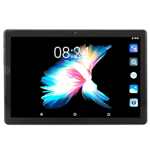 Lazmin112 10,1-Zoll-HD-Tablet, FHD 2560X1600-Touchscreen-Display, Android 13 MT6592 8 Core 8 GB RAM 128 GB ROM BT-WLAN-Tablet, 8 MP 16 MP, Dual-SIM-Dual-Standby, für Arbeitsspielvideos von Lazmin112