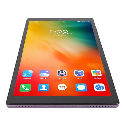 Lazmin112 10,1-Zoll-HD-Tablet 8 GB RAM 128 GB ROM, Octa-Core-CPU, 4G LTE, Dual-Kamera,12, mit 10,1-Zoll-HD-Display 3200 X 1440, 3 Kartensteckplätzen, BT 5.0, 7000-mAh-Akku (Purple) von Lazmin112