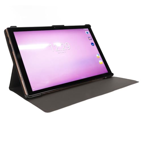 Lazmin112 10,1-Zoll-HD-Tablet mit Hülle, 8-Kern-8-GB-256-GB-Gold-Gaming-Tablet, 1960 X 1080 FHD-Bildschirm, 5G WiFi 4G-Netzwerk-Tablet, Bluetooth 5.0, Webcam, 7000-mAh-Akku, für Android 12 von Lazmin112