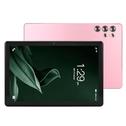 Lazmin112 10,1-Zoll-HD-Touchscreen-Tablet, Octa-Core-CPU, 12 GB RAM, 256 GB Speicher, 7000-mAh-Akku, 4G LTE-Mobiltelefonie,13,5.0, GPS (PINK) von Lazmin112