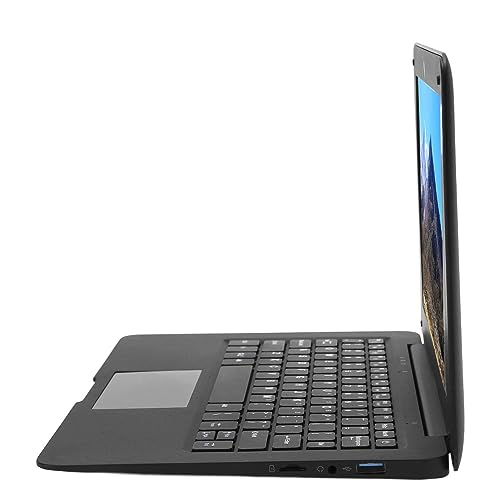 Lazmin112 10,1-Zoll-Laptop mit 64 GB ROM, Dual-Core-2,4-GHz-CPU, 10,1-Zoll-LCD-Display, Win 10, Maus Im Lieferumfang Enthalten (EU-Stecker 6G+64G) von Lazmin112