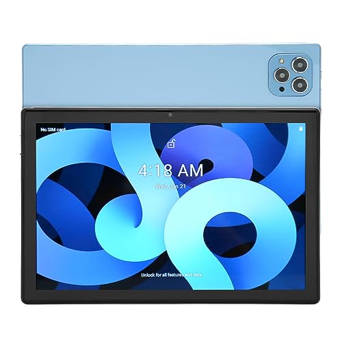 Lazmin112 10,1-Zoll-Tablet, 12 GB RAM, 512 GB ROM, Dual-Kamera, 4G LTE und 5G WLAN, Octa-Core-CPU, 11200-mAh-Akku, Büro-Tablet (Blue) von Lazmin112