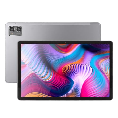 Lazmin112 10,1-Zoll-Tablet, Android 13 Octa Core 16 GB 1 TB Tablet, 2560 X 1600 HD-Display, 13 MP 16 MP Kamera, 5G BT FM OTG, 8000 MAh, Typ C 3,5 Mm, mit Schutzhülle, für (Gray) von Lazmin112